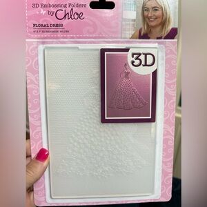3D Embossing Folder by Chloe Floral Dress